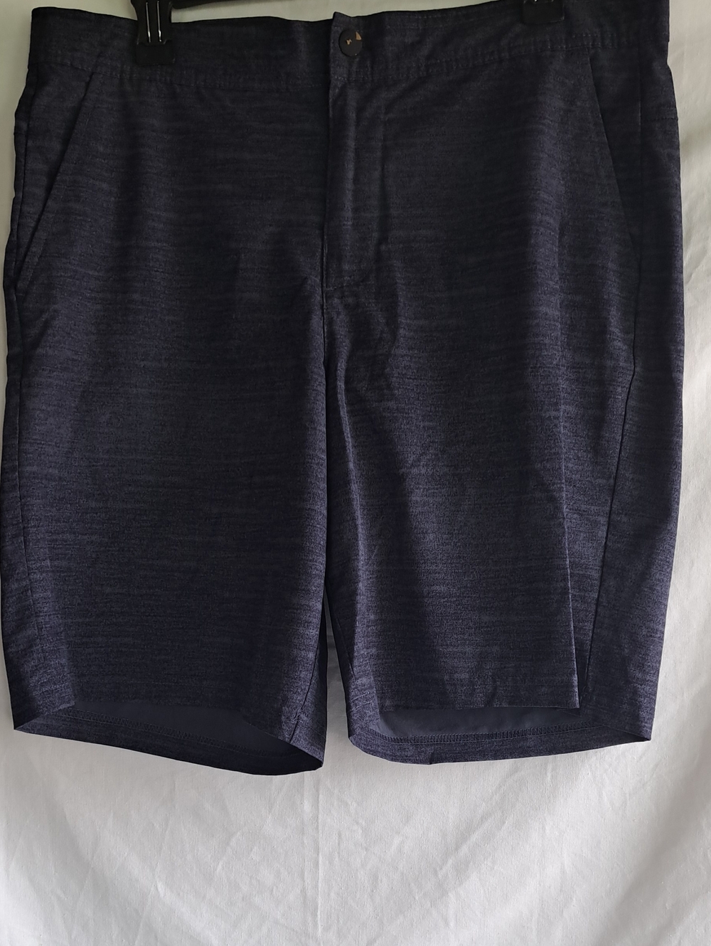 tek gear Men's Dark Gray Flat-Front Shorts